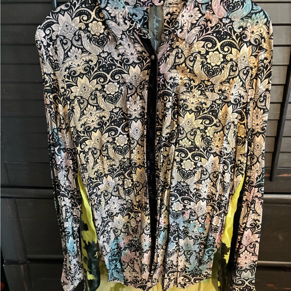 Aratta Patterned Button Down Shirt - image 2